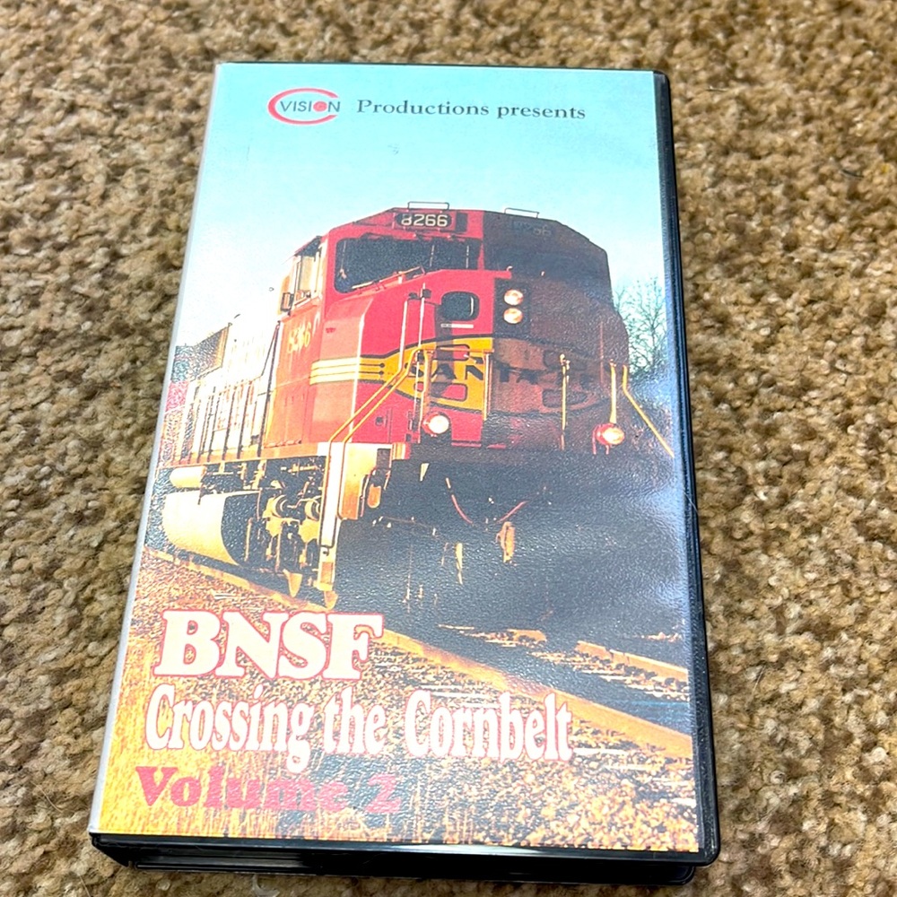 BNSF Crossing the Cornbelt vol.2 vhs 1998 videotape